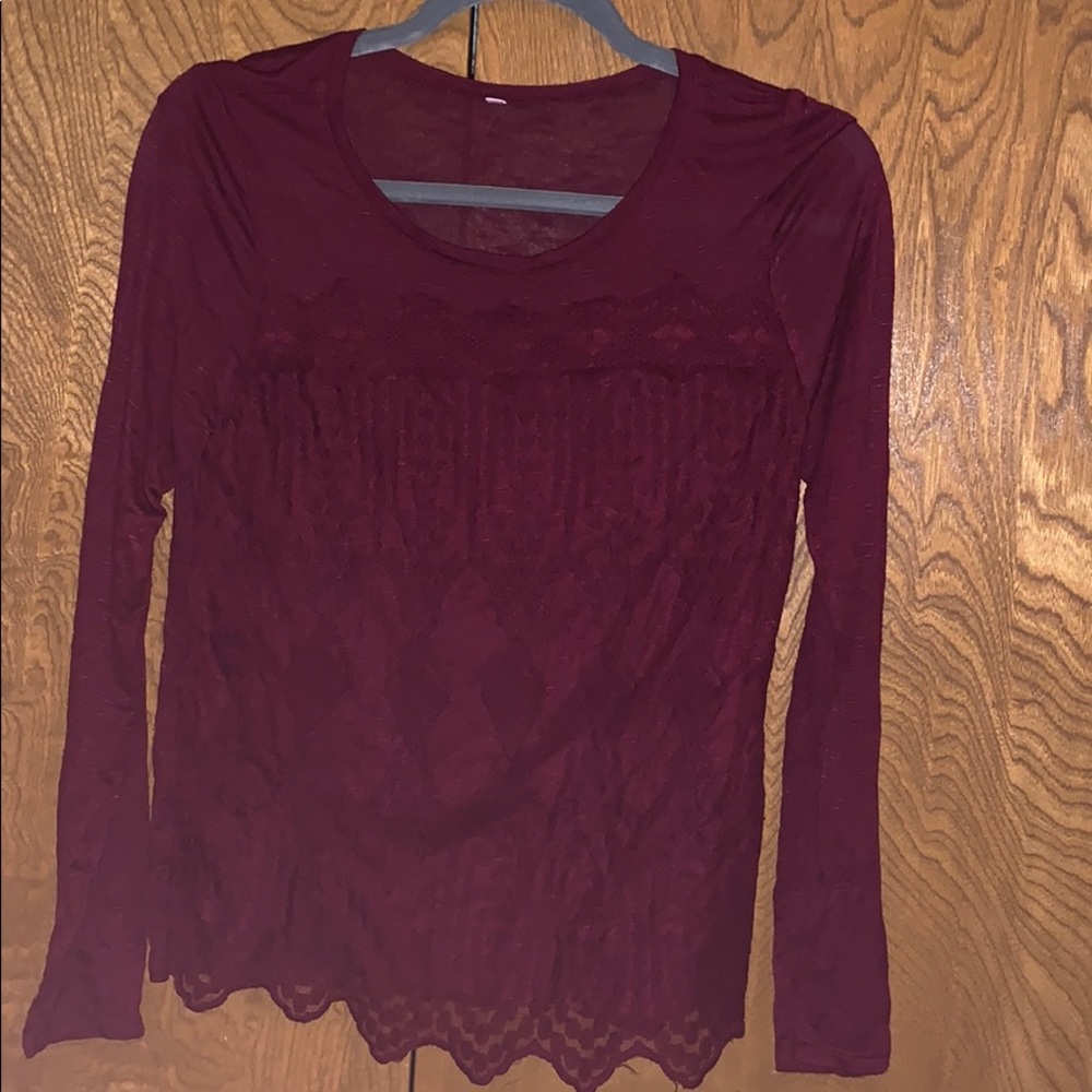 Maroon Top